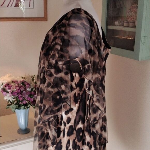 Dress Barn Collection Animal Print Evening Dress - Picture 8 of 16